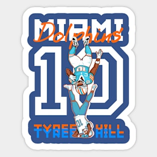 Miami Dolphins - tyreek hill 10 Sticker